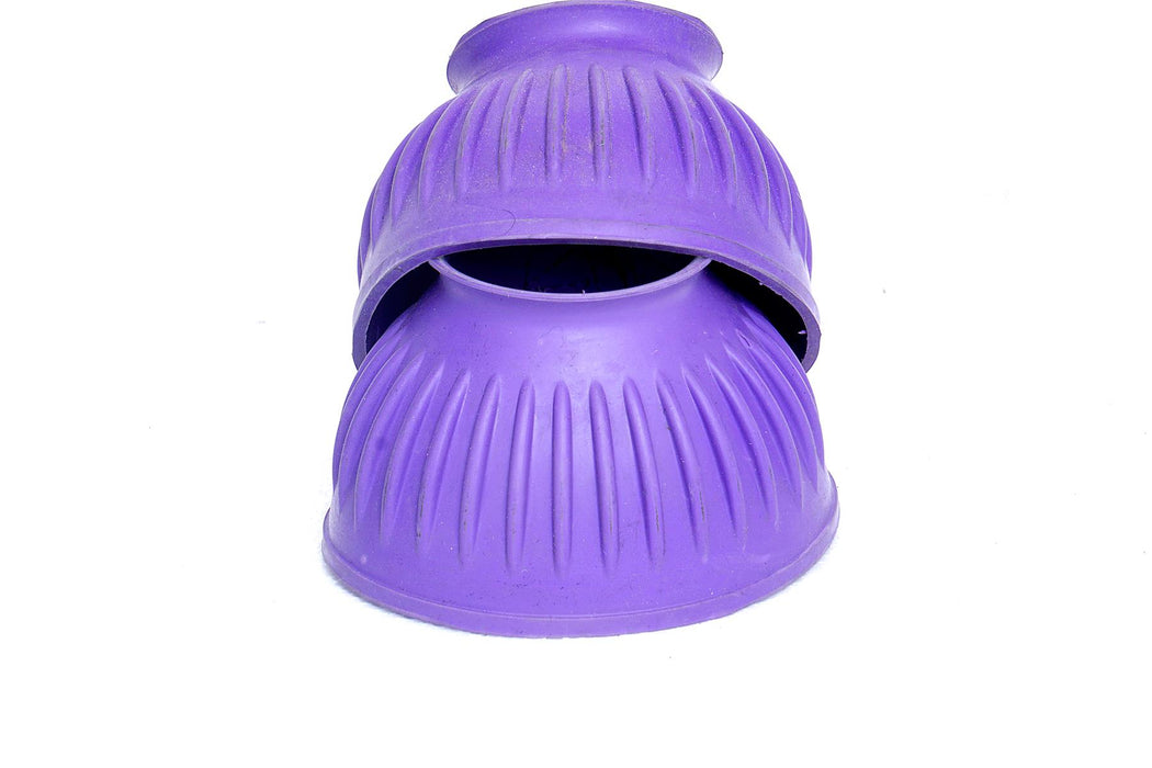 One Pair Rubber Bell Over Reach Horse Pony Boots Touch Close 6 Colours 4 Sizes
