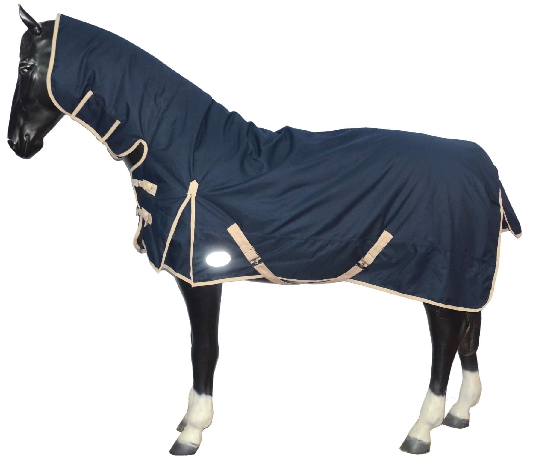 1200D HORSE TURNOUT COMBO RUG HEAVY WEIGHT SUPER THICK OUTER 350g NAVY