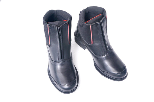 Zipped Paddock Jodhpurs Stable Boots Extra Comfort Horse Riding Boots Black 5 -8